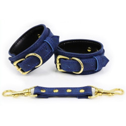 Generique Menottes Simili Pin Lock Bleu